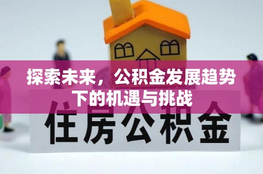 阿尔山探索未来，公积金发展趋势下的机遇与挑战