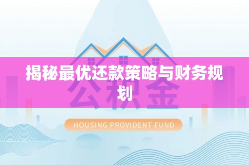 阿尔山揭秘最优还款策略与财务规划