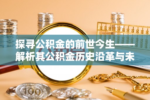 阿尔山探寻公积金的前世今生——解析其公积金历史沿革与未来方向